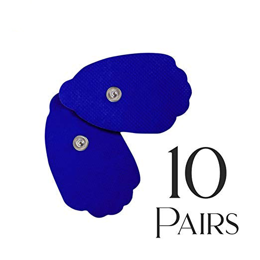 Tens Unit Pads [FDA 510(k) Cleared] Medical Grade Blue Extra Thick  Electrodes