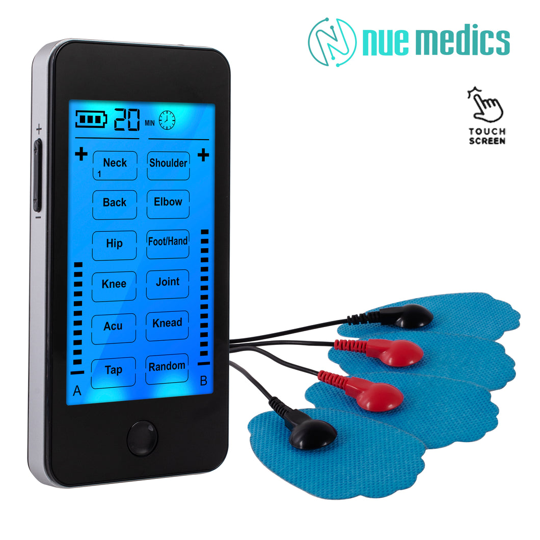 NueMedics Tens Unit Touchscreen EMS Muscle Stimulator Machine [Lifetime Warranty]