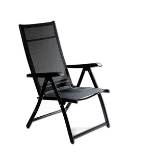 Heavy Duty Durable Adjustable Reclining Folding Chair Outdoor Indoor Garden Pool